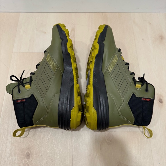 Adidas Terrex Unity Leather Mid COLD.RDY Hiking Shoes Men's 11 Olive Green - Picture 12 of 13